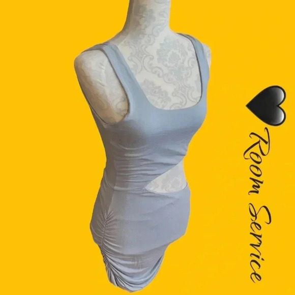 🆕Room Service baby blue dress with cut out - Picture 6 of 10